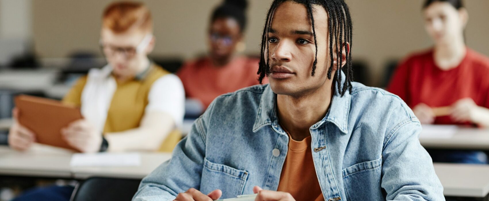 Student Listening to Lecture