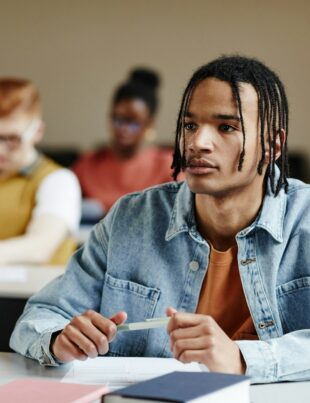 Student Listening to Lecture